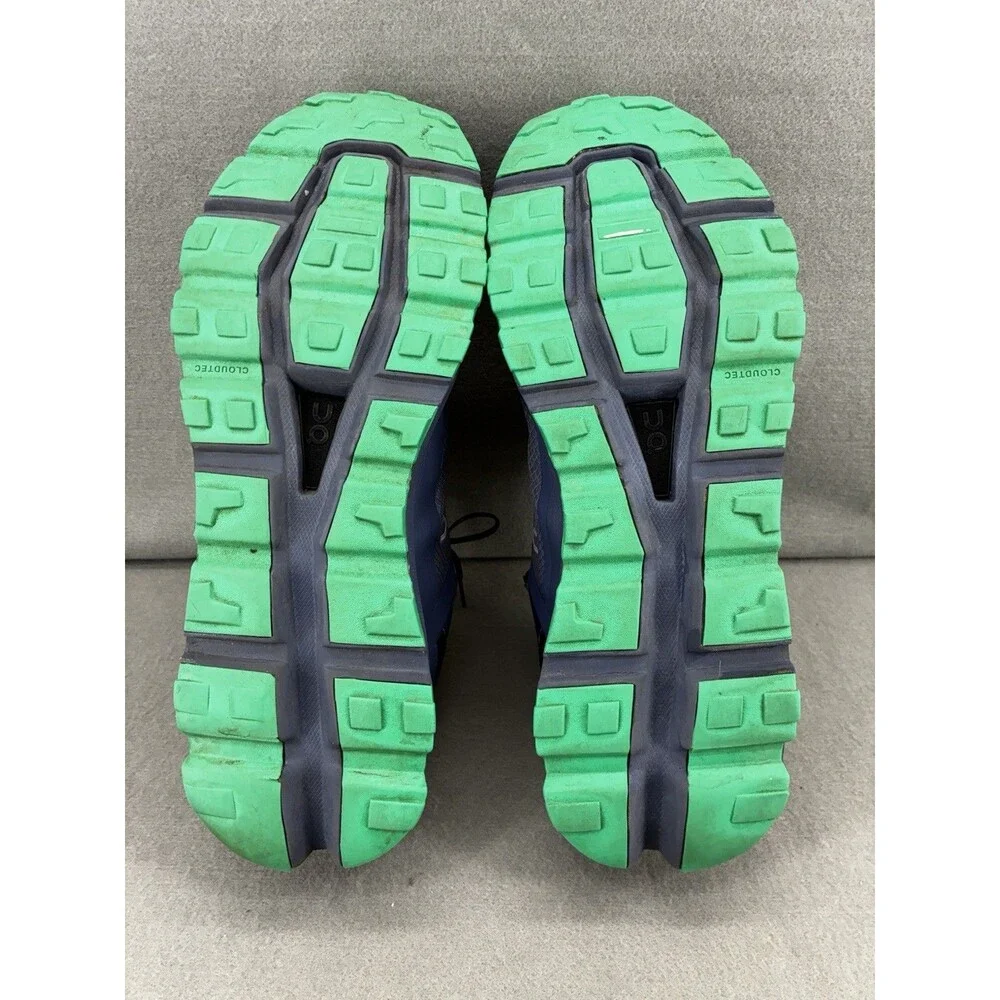 On Running Cloudvista Waterproof Mens Metal/Denim Low Top Sneaker Shoes Size 14